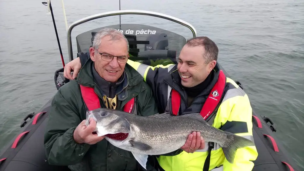 Guide de pêche en mer, Golfe du Morbihan, pêche au bar en bretagne, Sortie pêche en bateau à Sarzeau, Presqu'îles de Rhuys