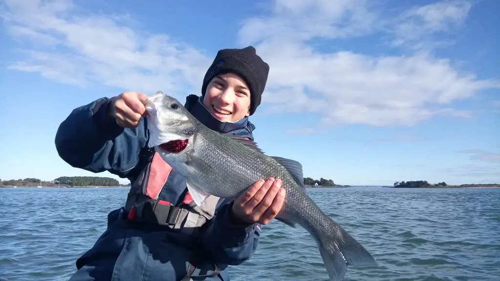 Le sourire de François-Xavier en dit long sur son état d'esprit lors de sa sortie pêche en mer