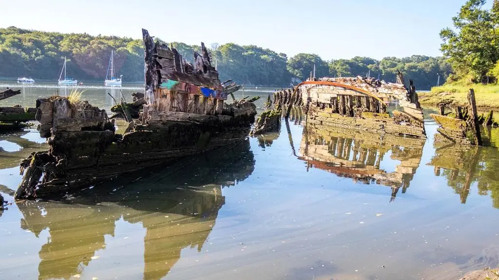 Le cimetière de bateaux de Kerhervy