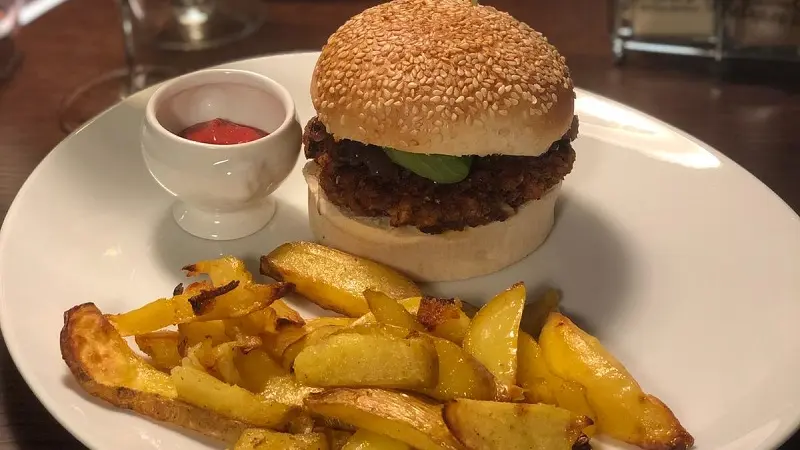 burger végétarien - les papilles au vert - Ploërmel