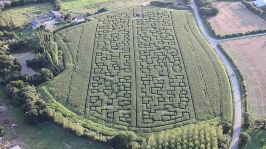 Labyrinthe-Géant-de-Maïs-Sarzeau-Presqu'île-de-Rhuys-Golfe-du-Morbihan-Bretagne sud