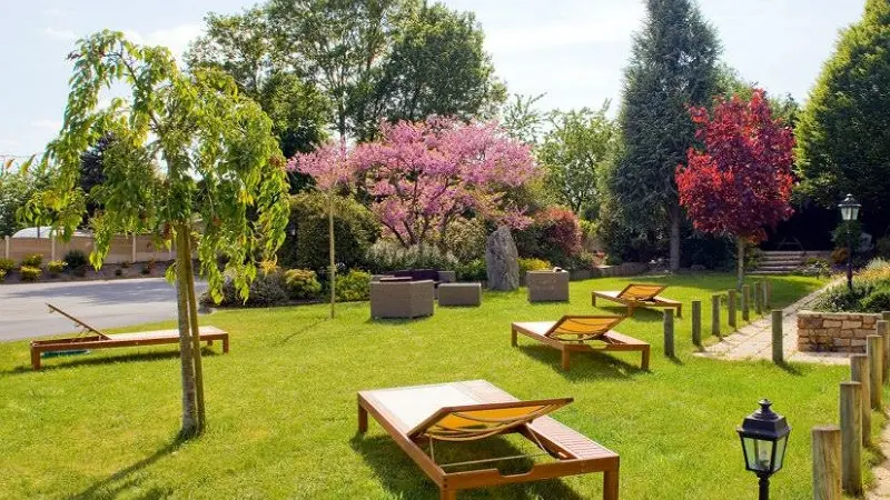 Hôtel Au Relais du Porhoët - jardin - Guilliers - Morbihan