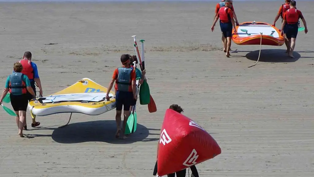 auberge des Dunes St Pierre Quiberon activités les pieds dans l'eau