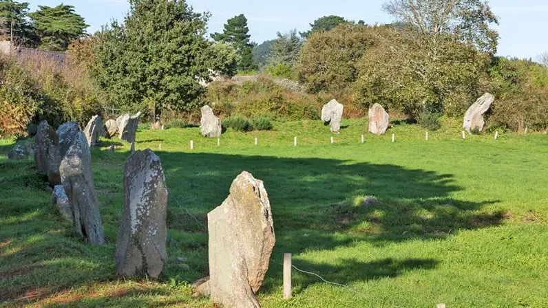 Enceinte mégalithique de Kergonan - iles aux moines - Morbihan Bretagne sud