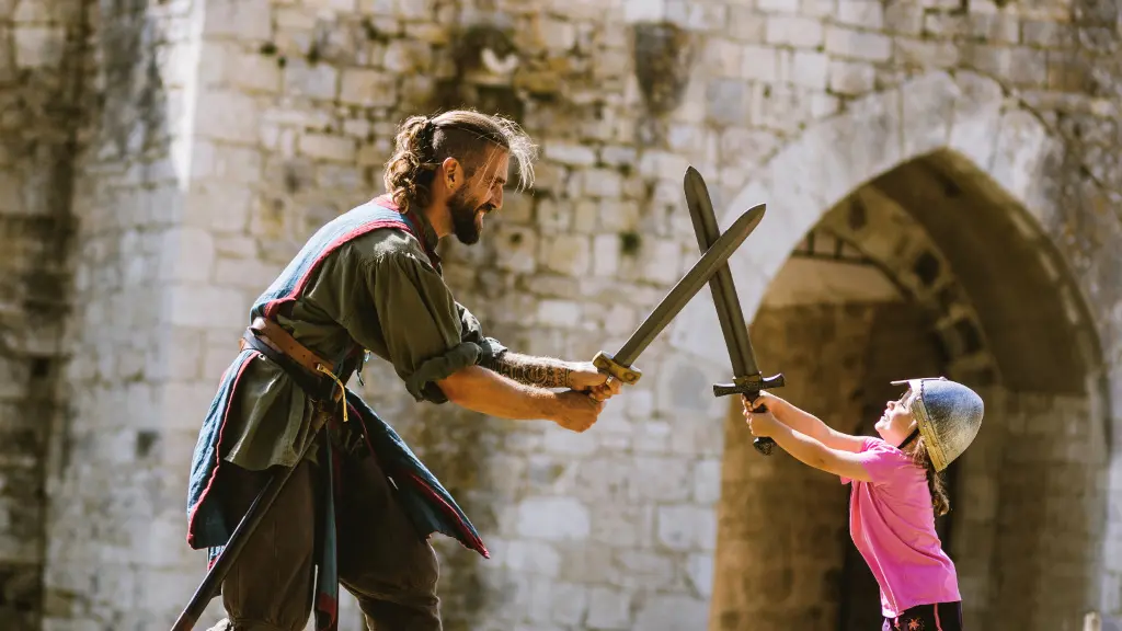 1 Chateau Bergerac jeux enfants bois chevaliers