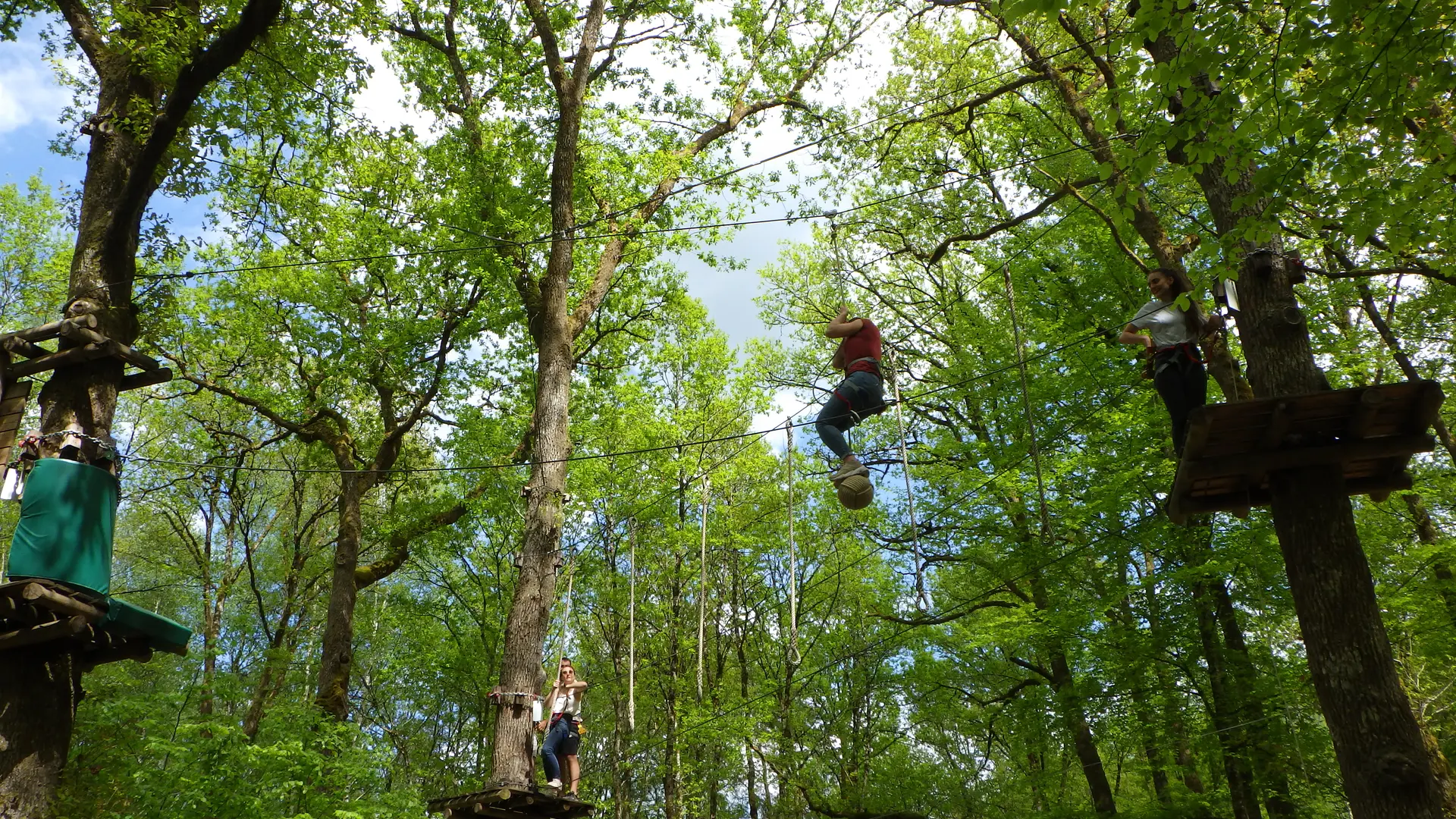 Parc acrobatique dans les arbres Diège Aventures_5