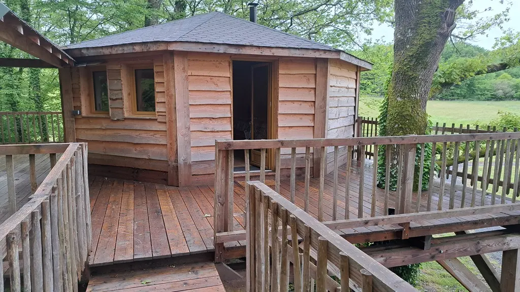 loges du temps cabane perchee