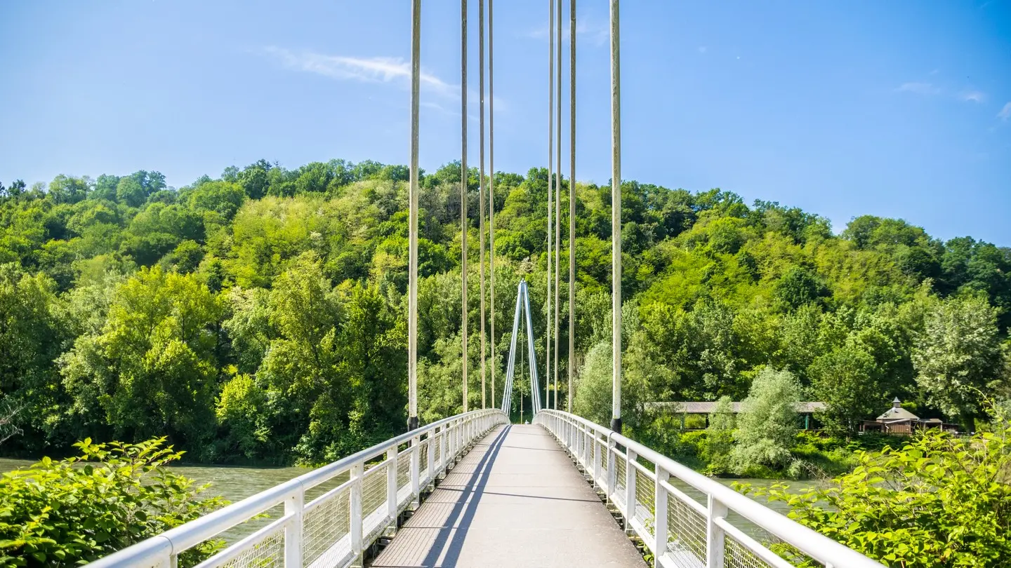 Les lacs de Laroin - Passerelle