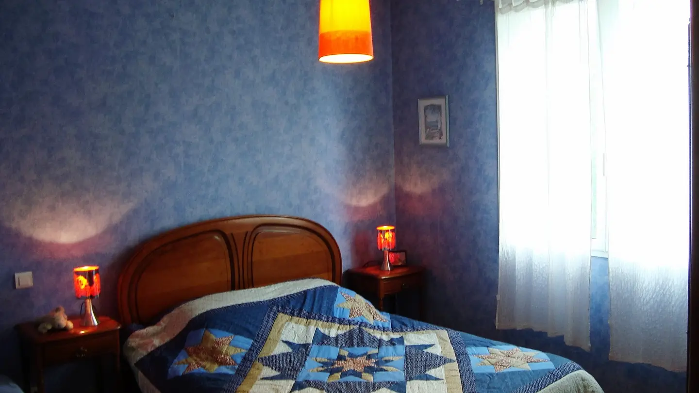 Villa du Chêne - Siros - chambre bleue