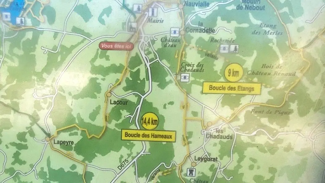 AUGIGNAC-Boucle des hameaux-Panneau d'appel