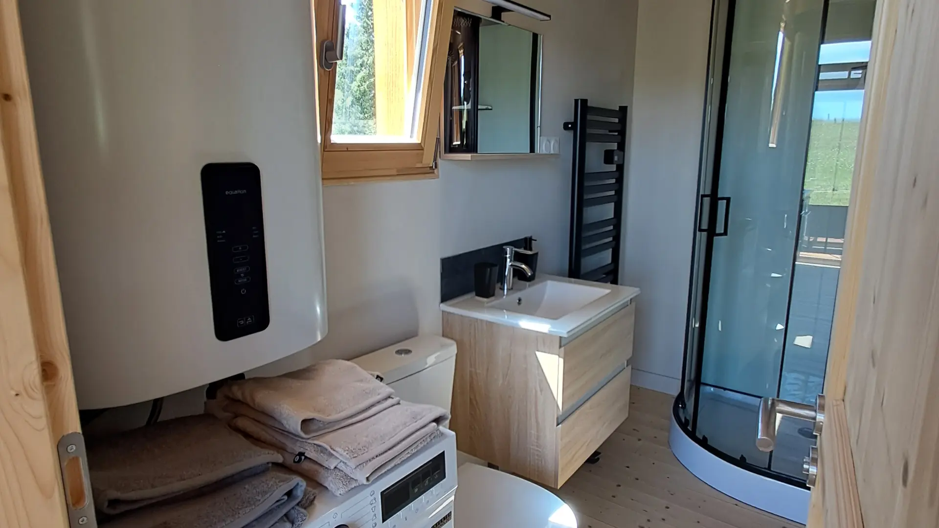 Abeilles & Etoiles - La Clairière des Etoiles - salle de bain