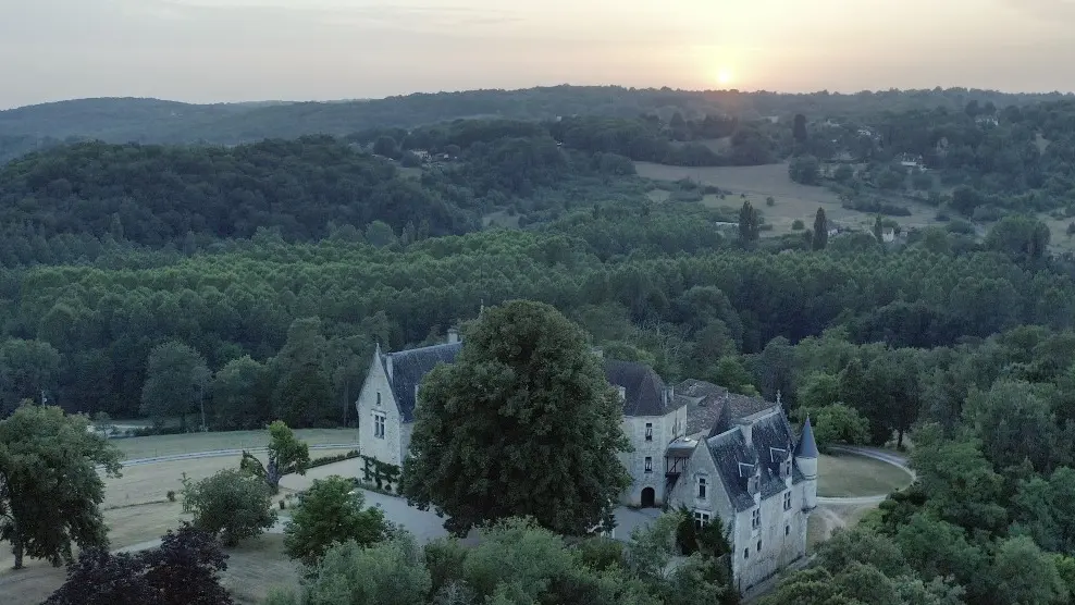 Château Bellegarde - Photographies vue du ciel