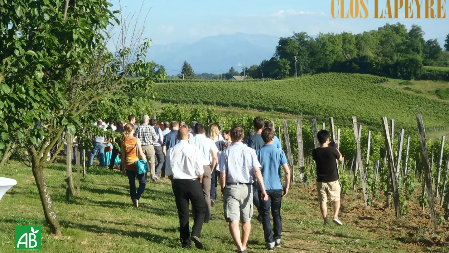 Clos Lapeyre Vins de Jurançon - œnotourisme - réception de groupes