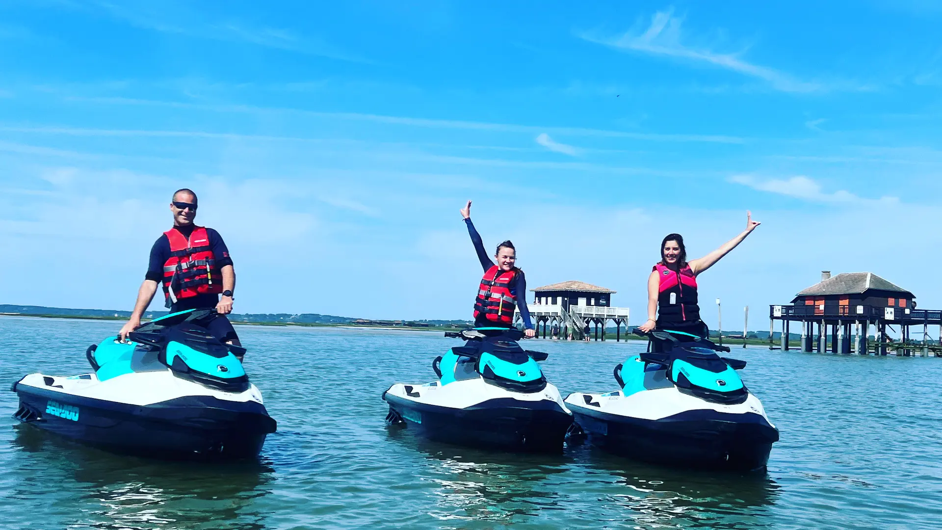 Jet ski sur l'eau
