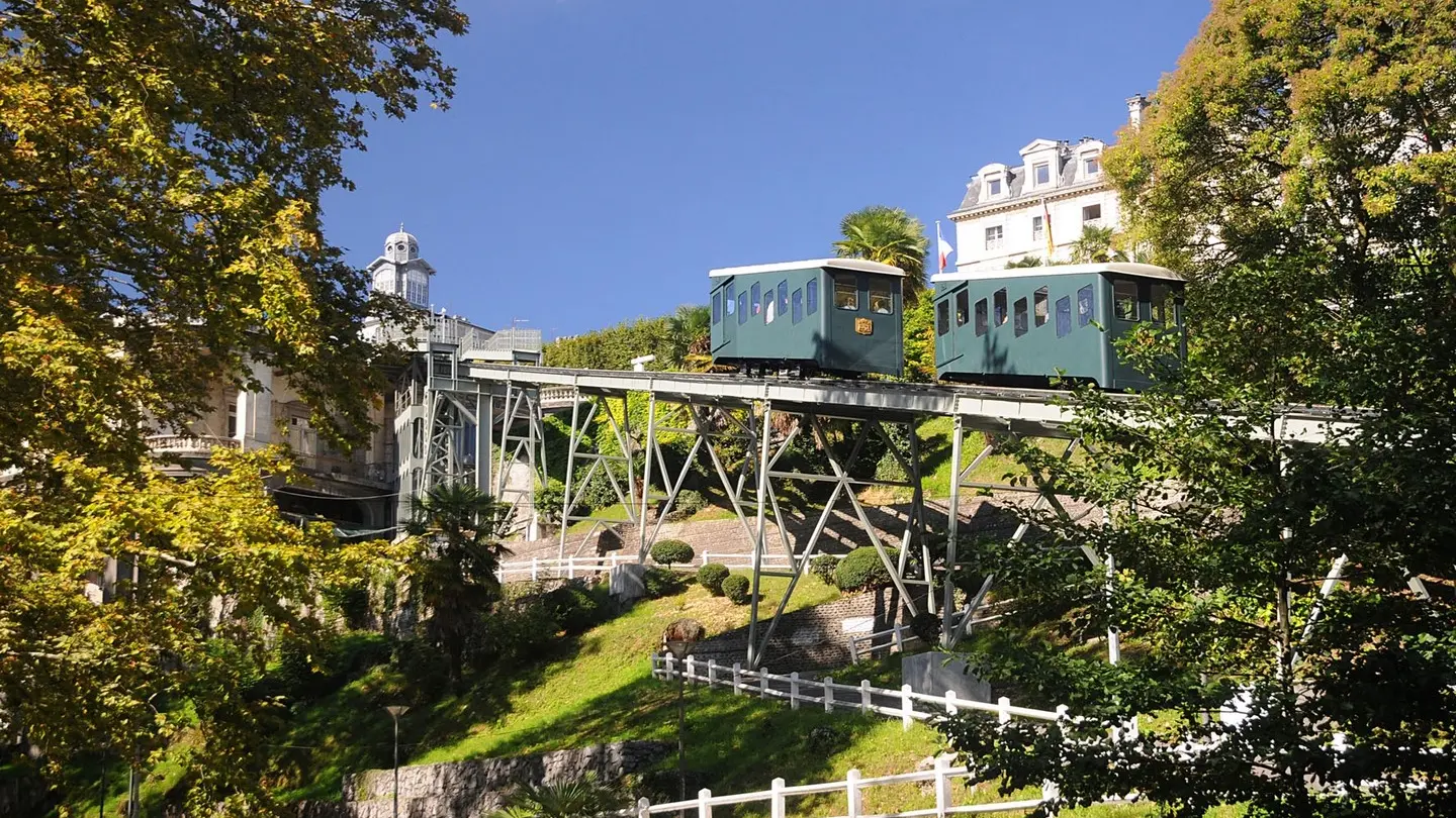 Funiculaire - Pau - Vue depuis la gare