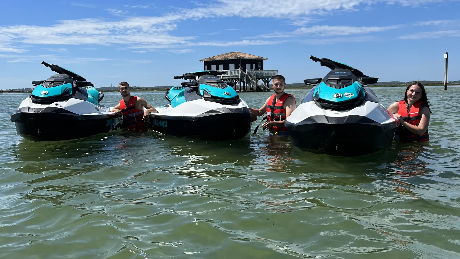 jetski au Cabane Tchanqée