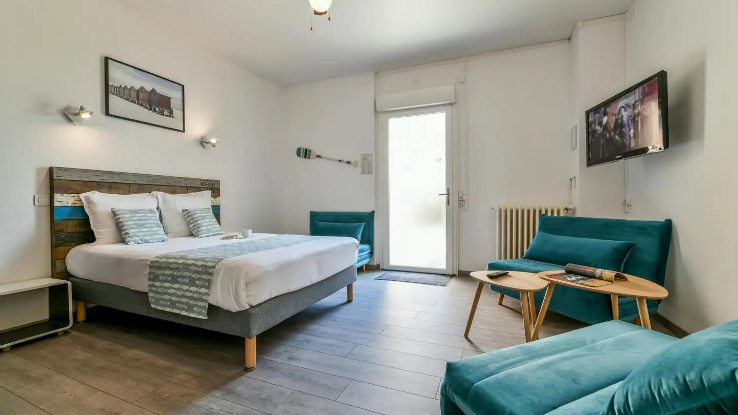 Hostellerie du Neez - Gan - Chambre bleue