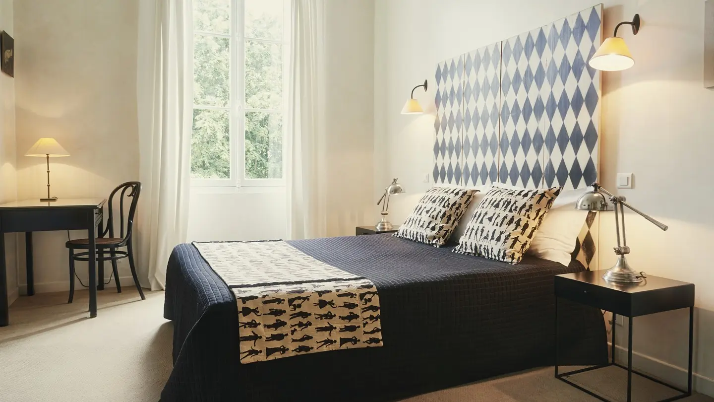 Hôtel Bristol - Pau - Chambre double damier