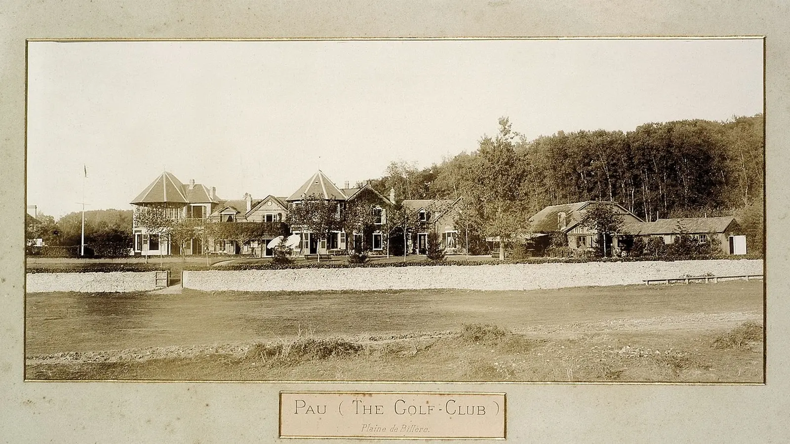 Restaurant Pau Golf Club 1856  - Billère - gravure