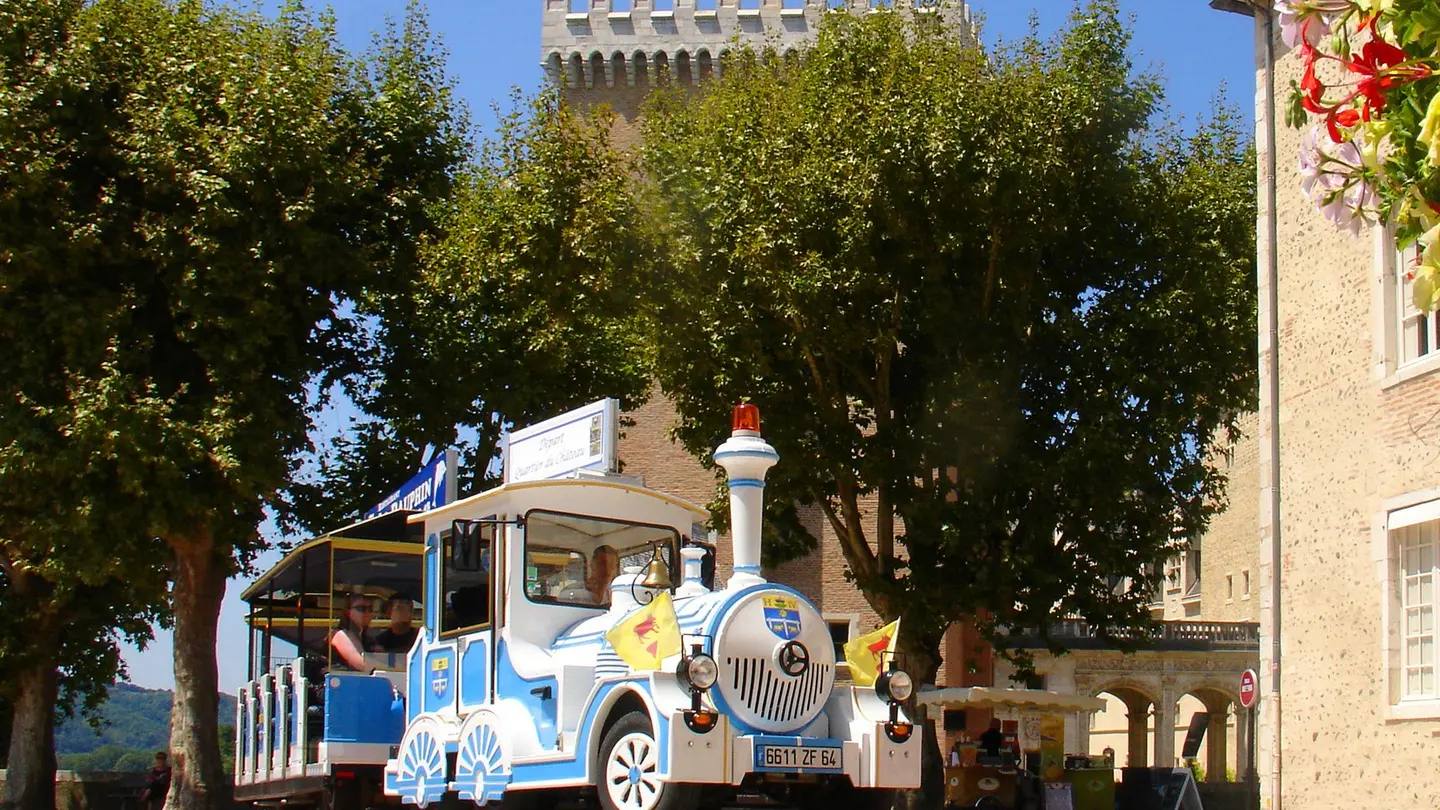 Le Petit Train de Pau - Pau - Train devant château