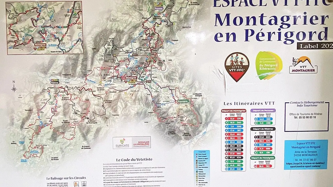 RIBERAC-Boucle de Ribérac-Panneau d'appel 2