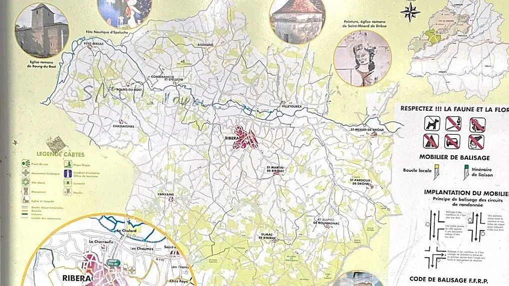 RIBERAC-Boucle de Ribérac-Panneau d'appel 3