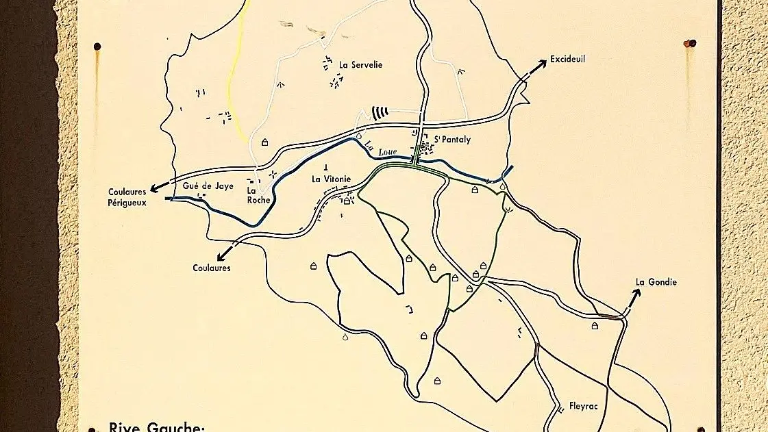 SAINT-PANTALY-D'EXCIDEUIL-Boucle des Causses verts-Panneau d'info
