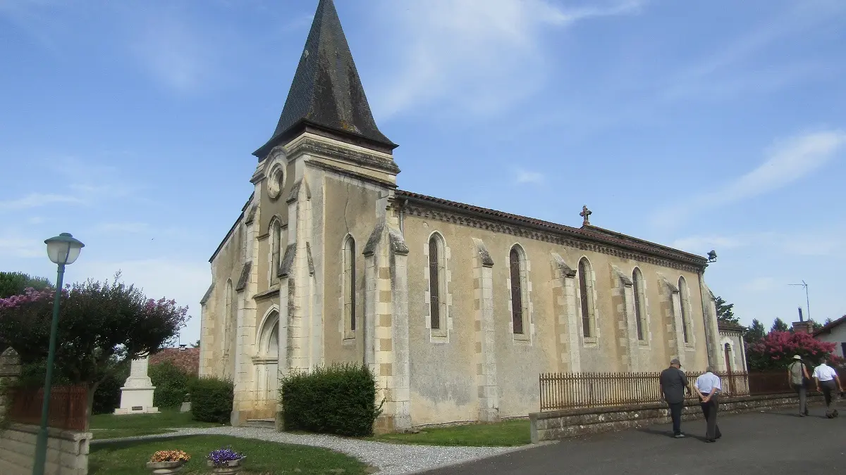 Sentier de l'Adour - Eglise de Gousse