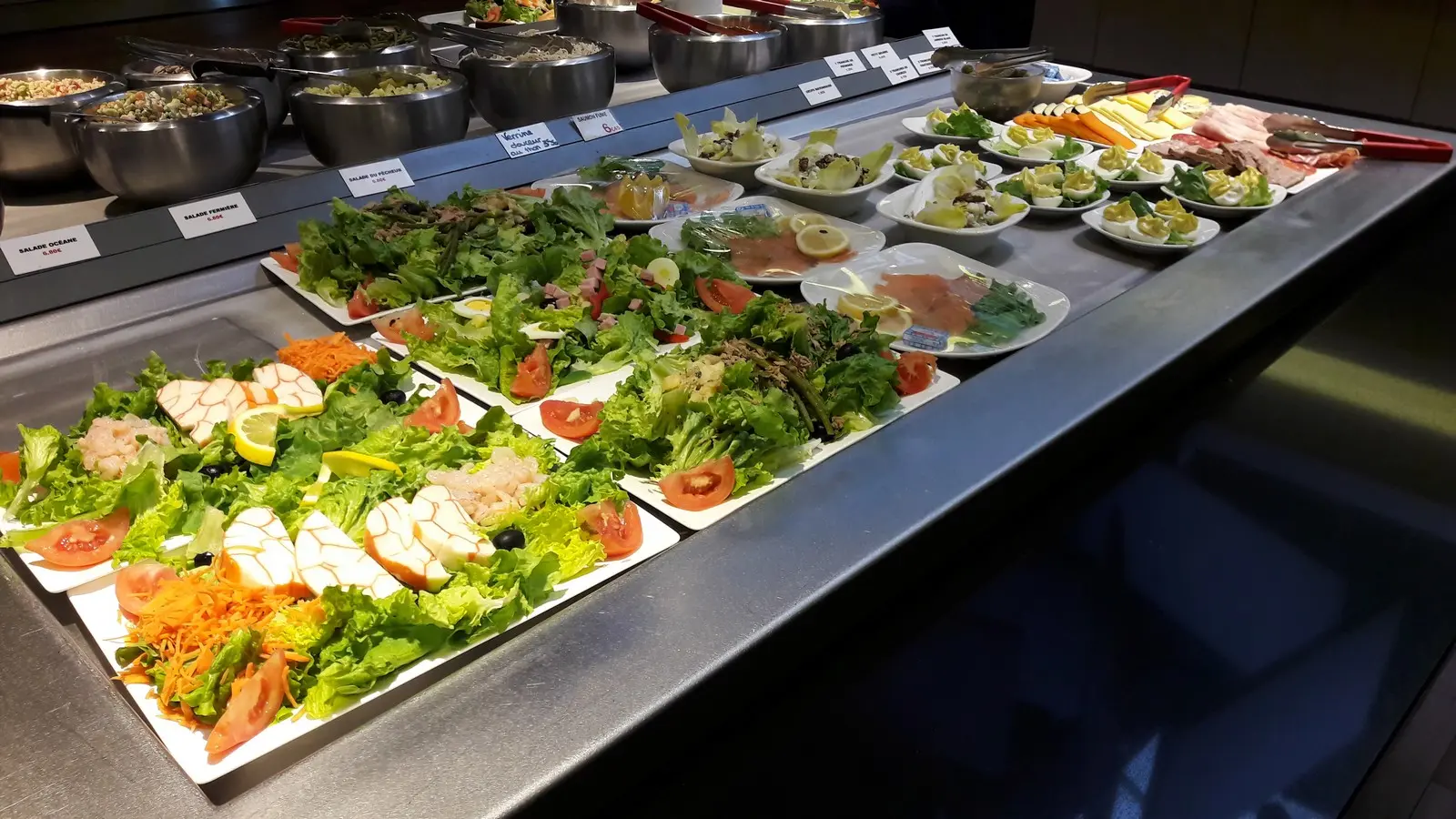 Restaurant Tempo Resto - Pau - buffet salades