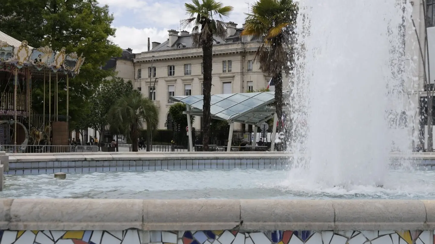 Place Clemenceau - Pau - le bassin