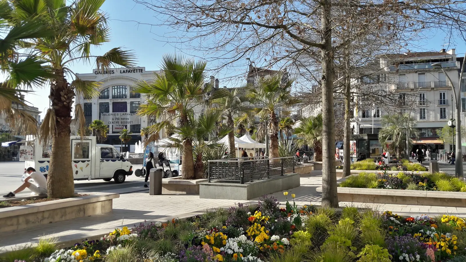 Place Clemenceau - Pau - le printemps