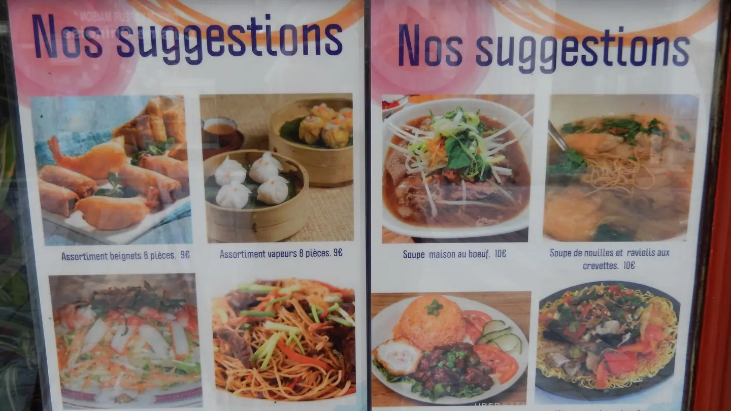 Restaurant Andong Meas - Pau - menu