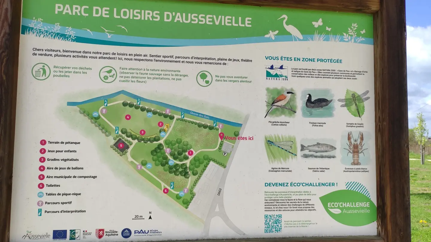 Aire de jeux pour enfants - Aussevielle -