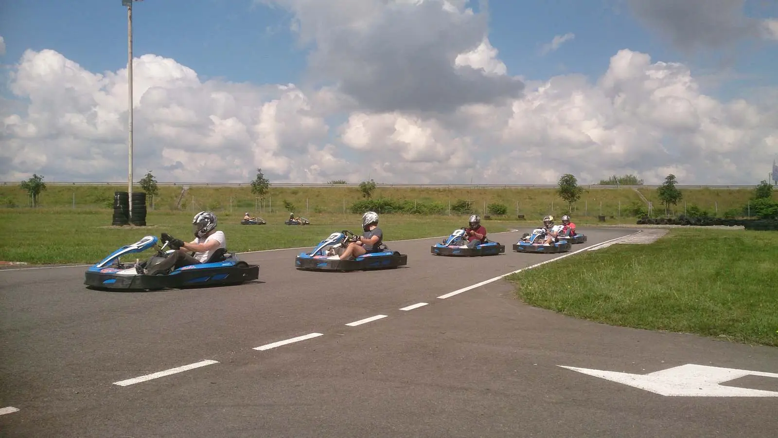 Circuit Berdery - Lescar - la piste