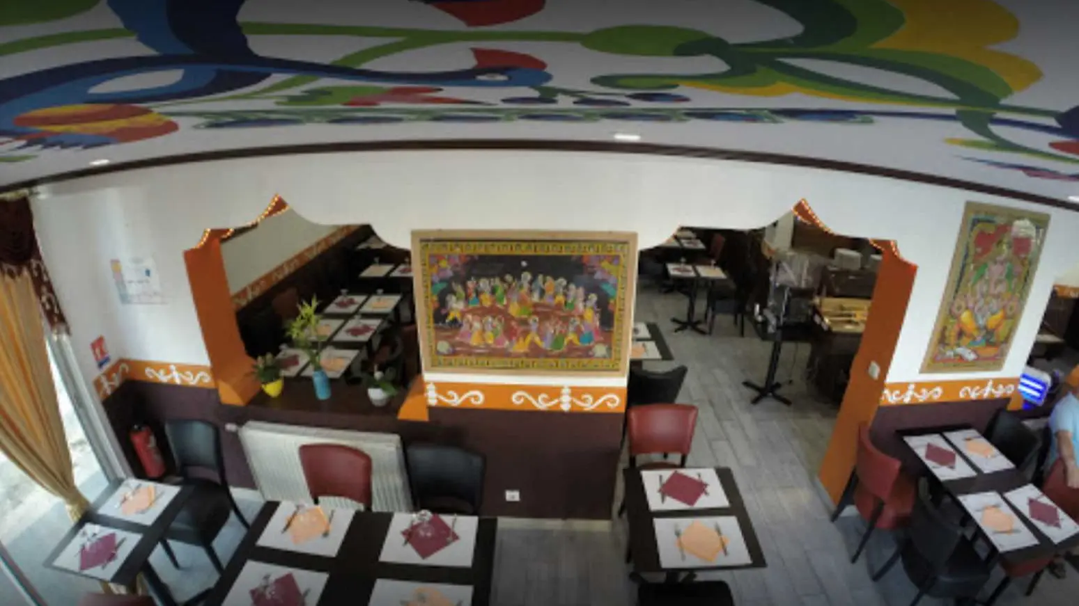 Restaurant Bollywood café - Pau - vue en hauteur