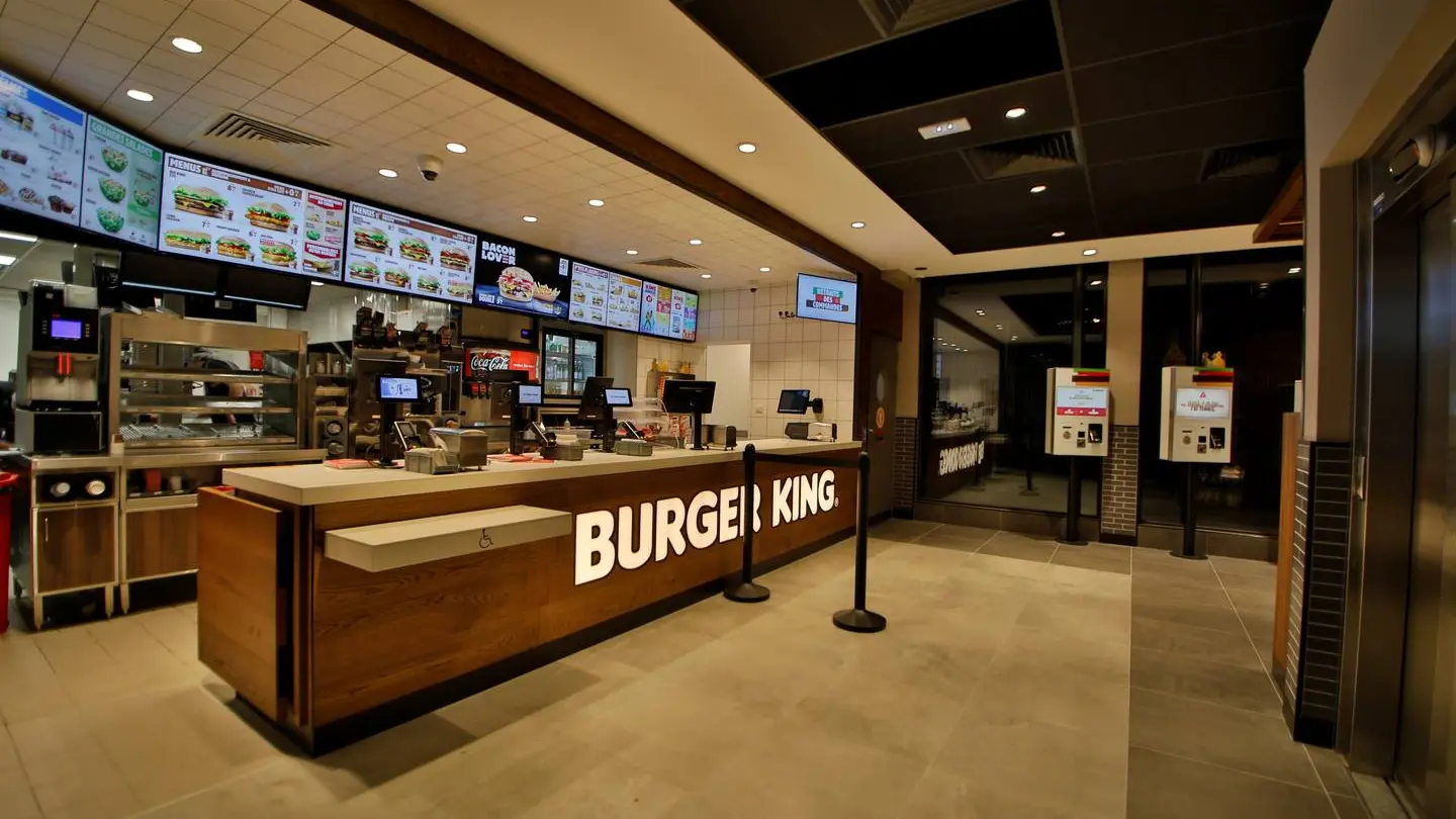 Restaurant Burger King - Lescar - comptoir