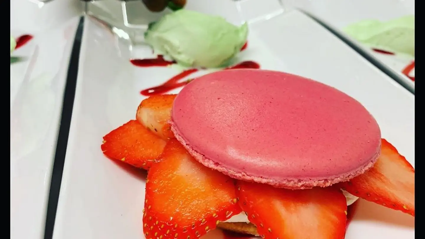 Restaurant Castel du Pont d'Oly - Jurançon - macaron