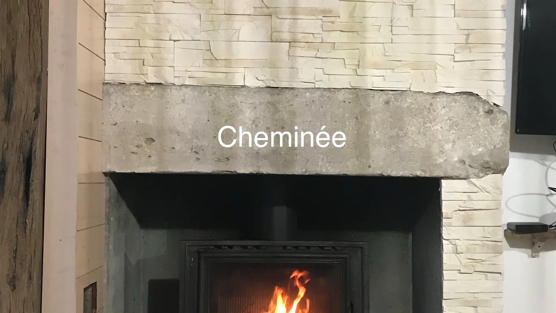 cheminée gite pescadou