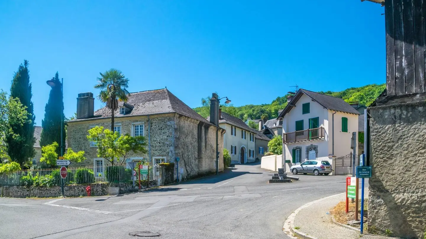 le cap d'Arrandes - Arbus départ