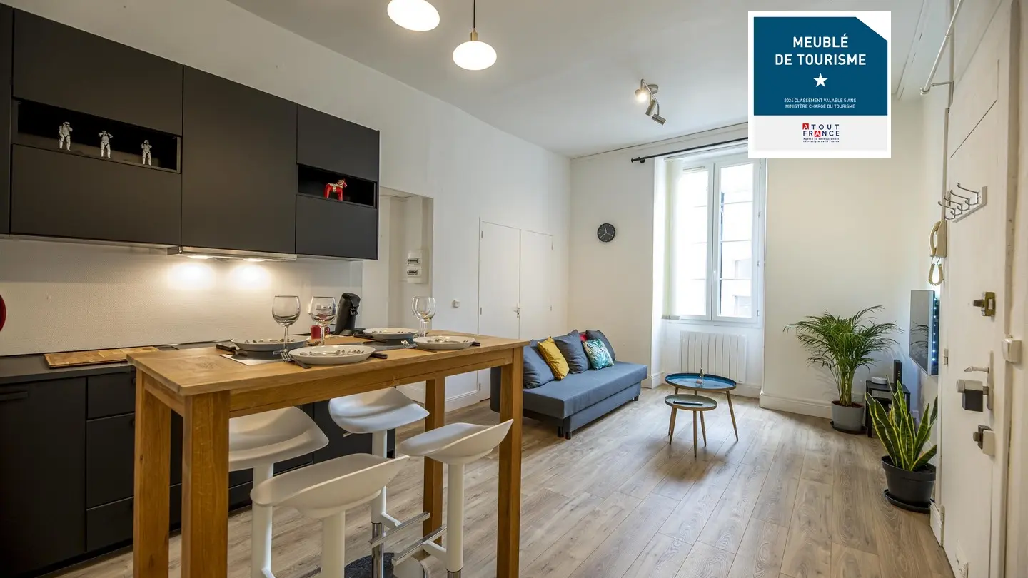 appartement Wonderhost Cordeliers - Pau - salon