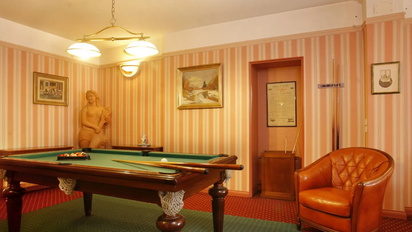 Hôtel de Gramont - Pau - Salle de jeu billard