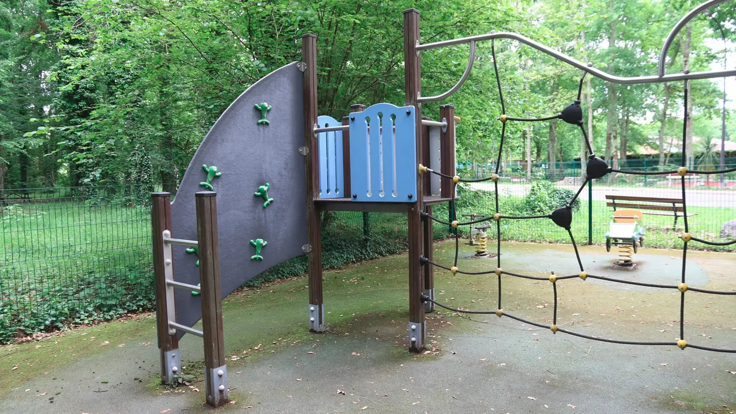 Aire de jeux - lons - l'escalade