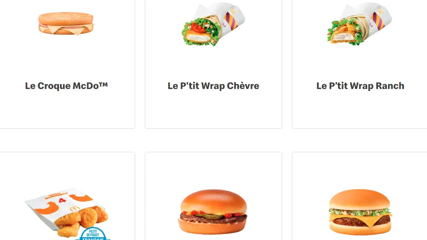 Restaurant Mc Donald's - Lons/Lescar - menus