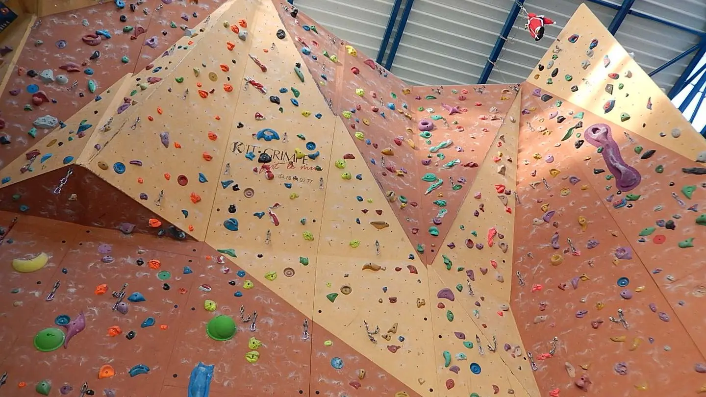 Structure escalade - Lescar - partie haute