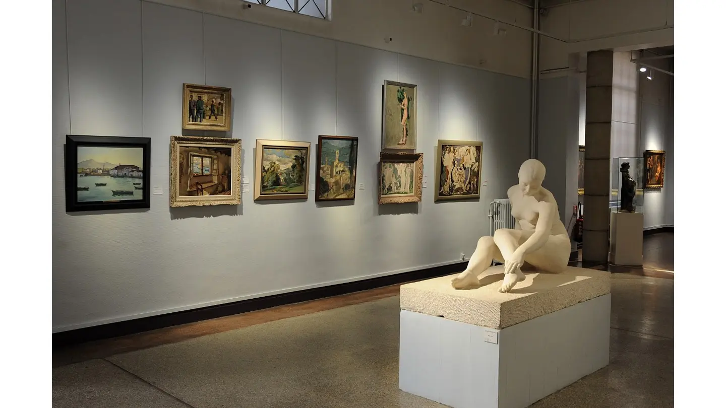 Musée des Beaux Arts - Pau - Tableaux et statue RDC