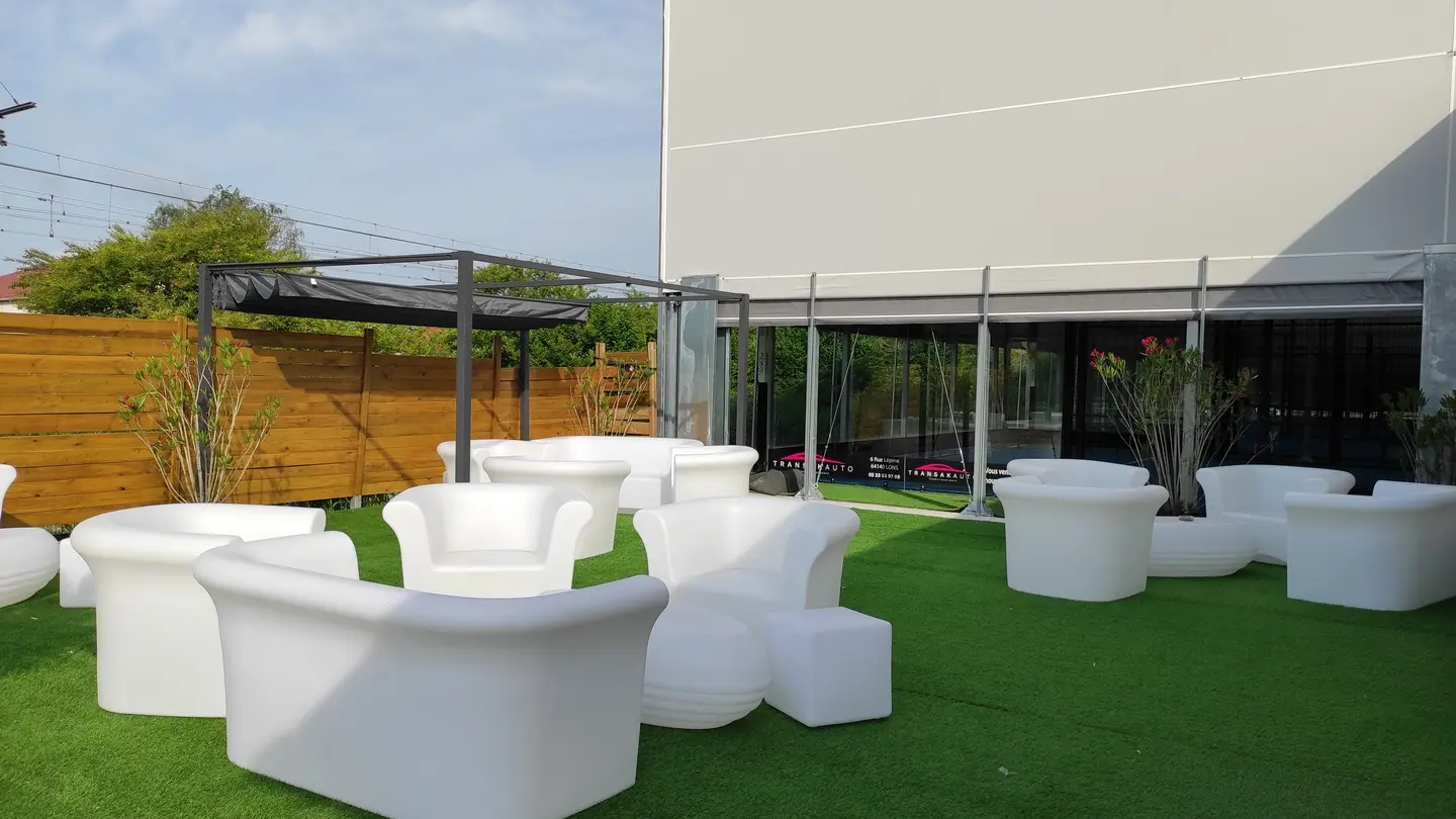 Padel Factory - Lescar - terrasse