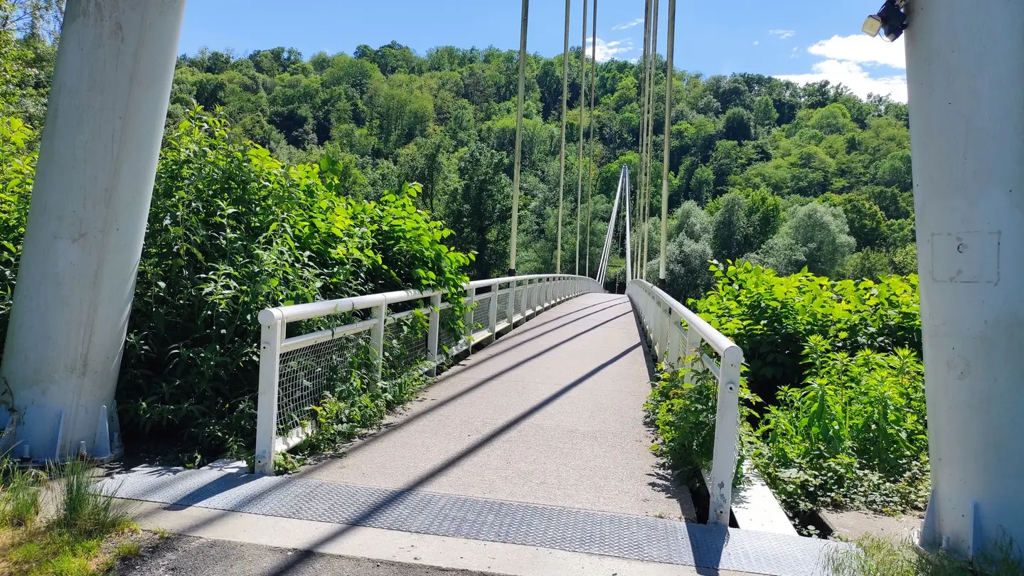 Lacs de Laroin - Laroin - passerelle d'accès