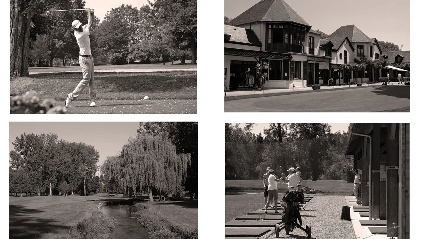 Pau Golf Club - Billère - cadre noir et blanc