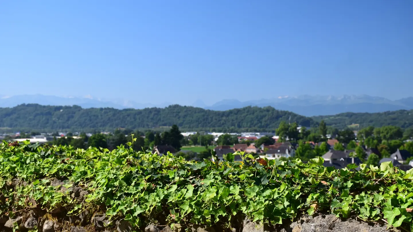 Lescar - Vue depuis les remparts