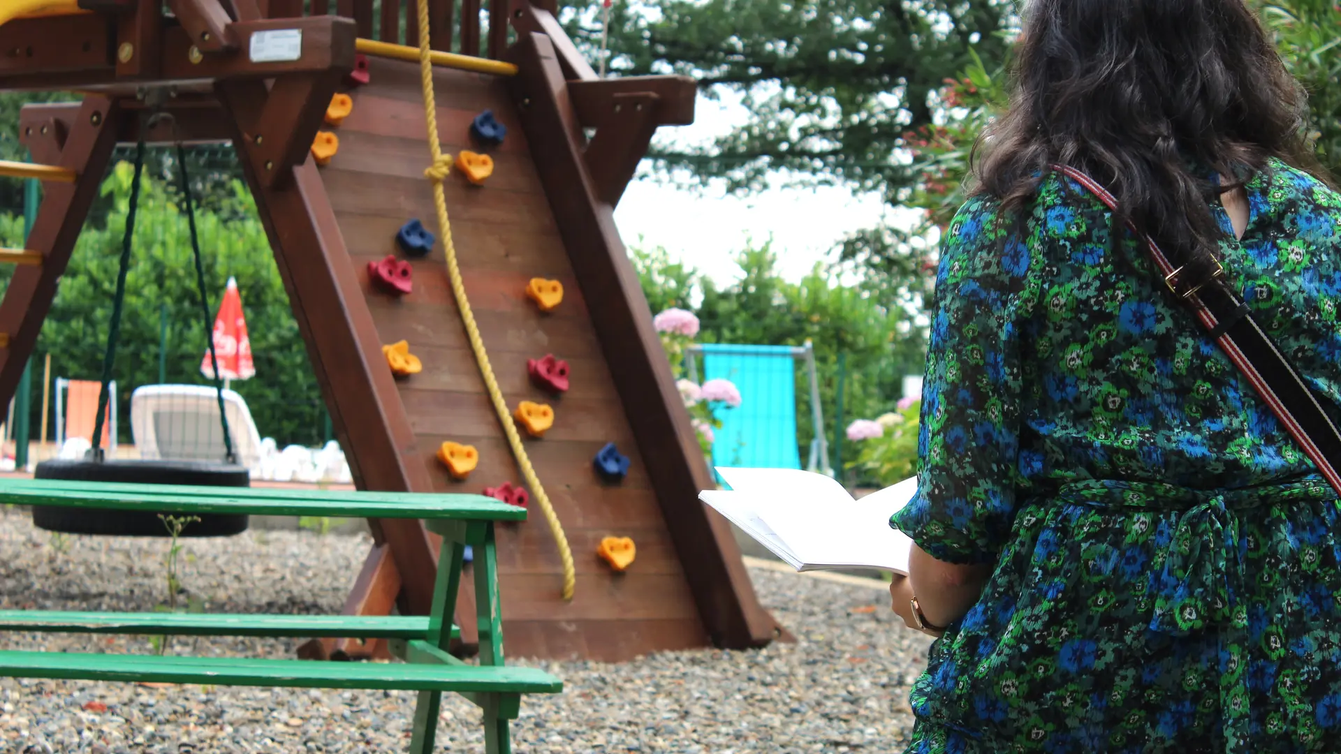 Aire de jeux enfants camping